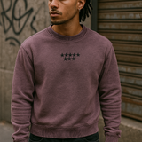 Lila Sterne Sweatshirt 