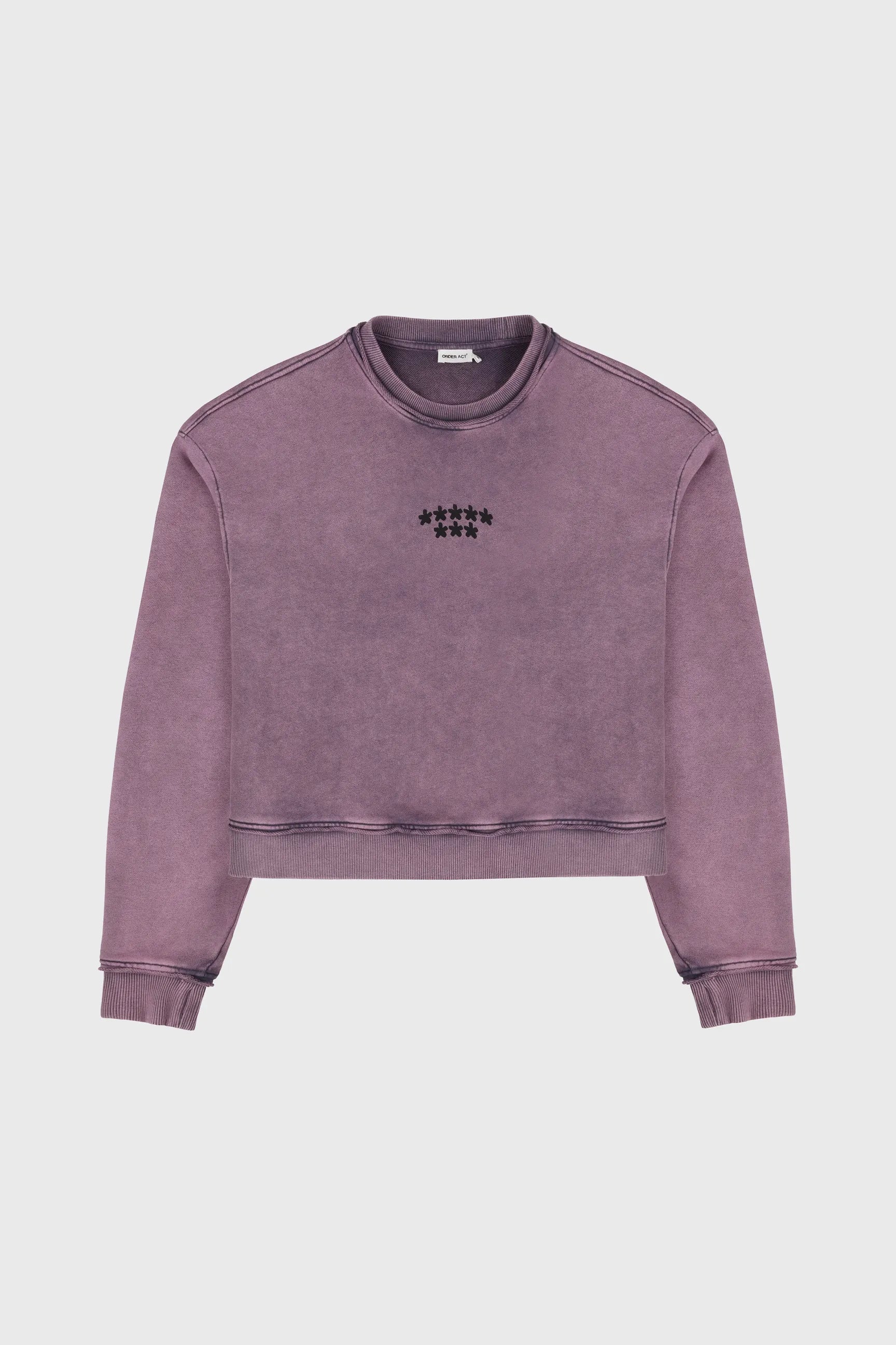 Distorted Stars Sweatshirt in  Pink Layup 
