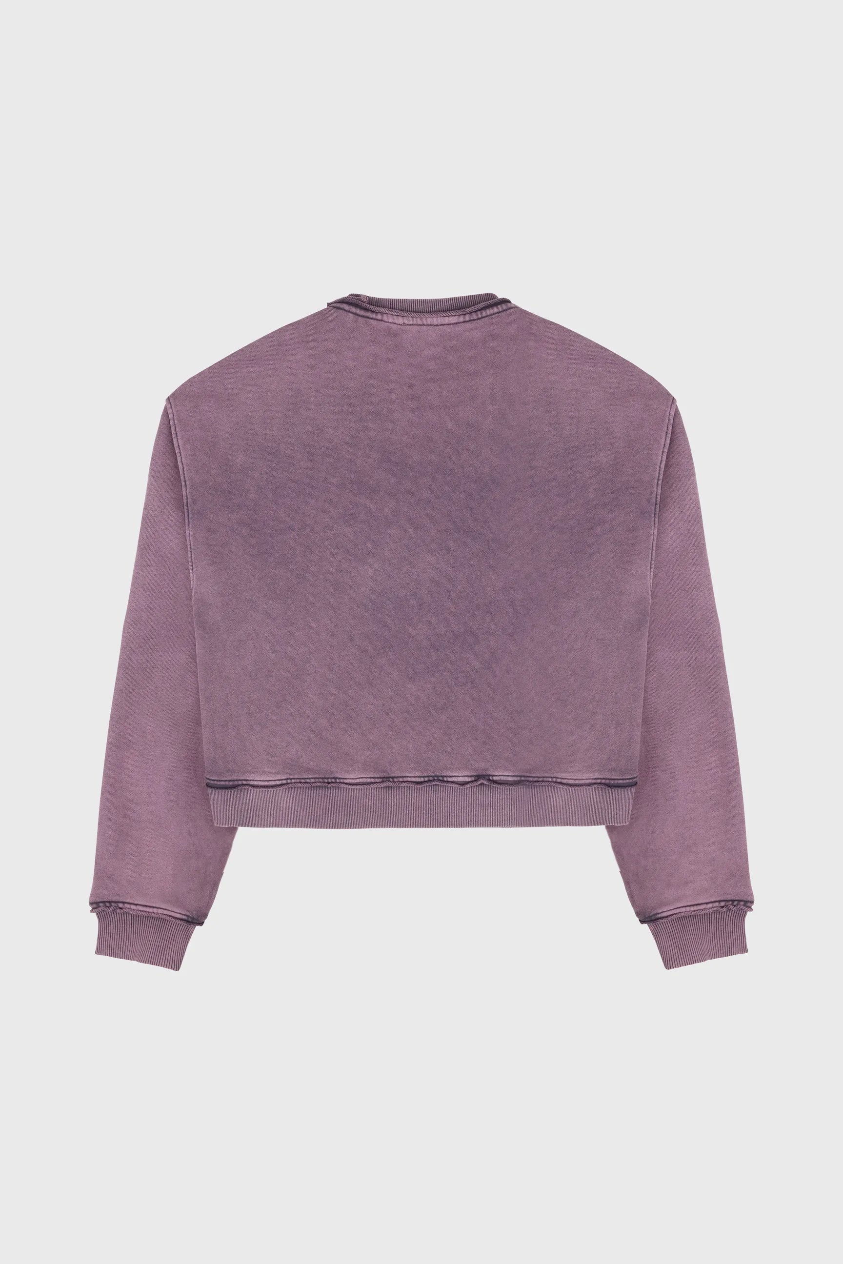 Distorted Stars Sweatshirt Layup in Pink und von hinten