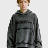 Caged Order Hoodie 'Washed Grey'