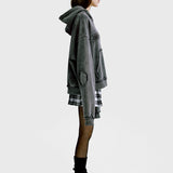 Caged Order Hoodie 'Washed Grey'