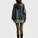 Caged Order Hoodie 'Washed Grey'